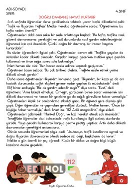 Trafik ve İlk Yardım Haftası