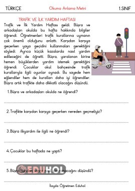 Trafik ve İlk Yardım Haftası