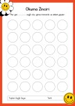 Okuma Takip Formu (Sticker Kesip Yapıştırmalı)