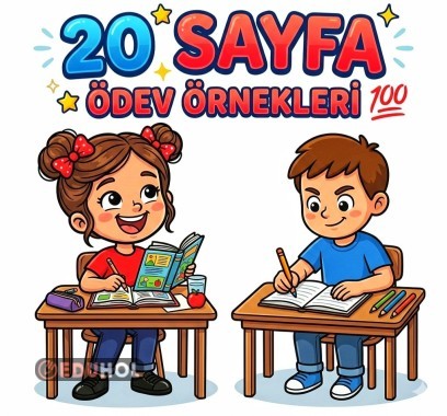 20 SAYFA ÖDEV ÖRNEKLEKLERİ✨️💯