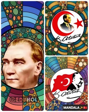 ATATÜRK MANDALA(3 PDF)🇹🇷✨️