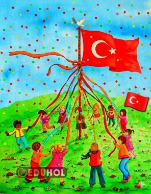 BAYRAK SEVGİSİ BOYAMA SAYFASI🇹🇷