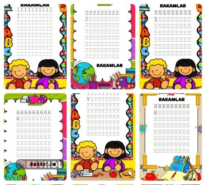 BÜTÜN RAKAMLAR YAZMA ETKİNLİĞİ 🌟✅️