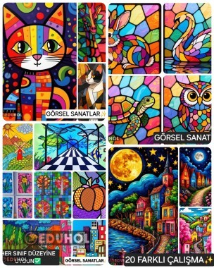 GÖRSEL ÇALIŞMALARIM( 20 TANE)💯✨️