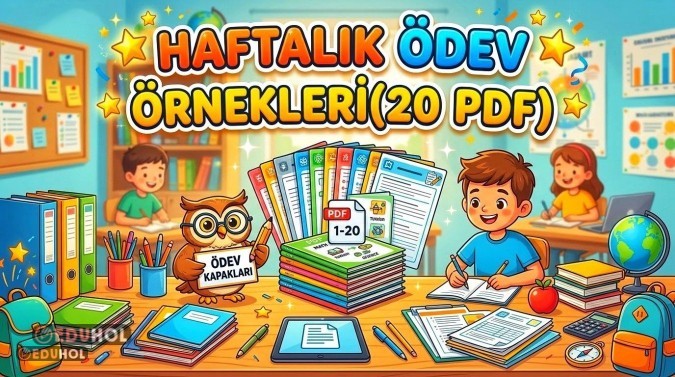 HAFTALIK ÖDEV ÖRNEKLERİ✨️💯