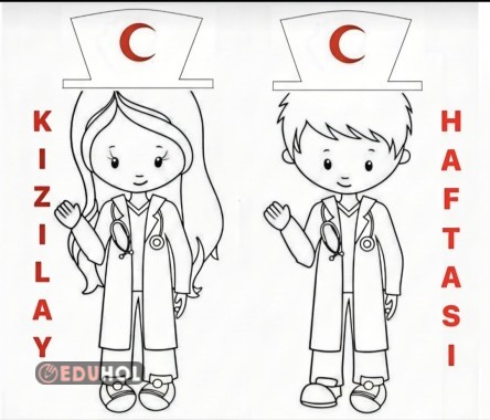 KIZILAY HAFTASI BOYAMA SAYFALARI🩺