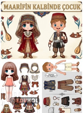 MAARİFİN KALBİNDE ÇOCUK / KIYAFET GİYDİRME ETKİNLİĞİ✨️🇹🇷