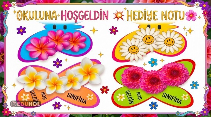 OKULUNA HOŞGELDİN HEDİYE NOTU✨️🌸