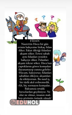 Okuma Metni-Nasrettin Hoca fıkrası😇
