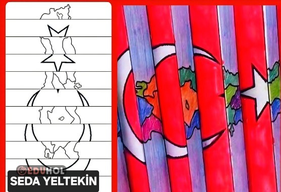 TÜRK BAYRAĞI GÖRSEL SANATLAR🇹🇷✨️🫶🏻