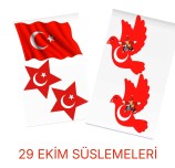29 EKİM CAM SÜSLEMELERİ💯🇹🇷✨️