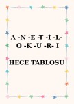 ANETİLOKURI HECE TABLOSU