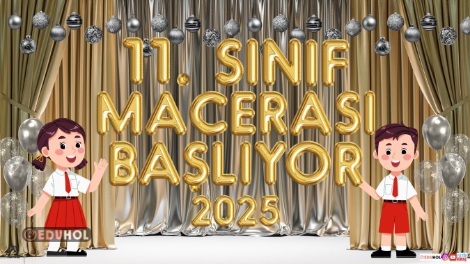 11. Sınıf Macerası Başlıyor Dijital Pano