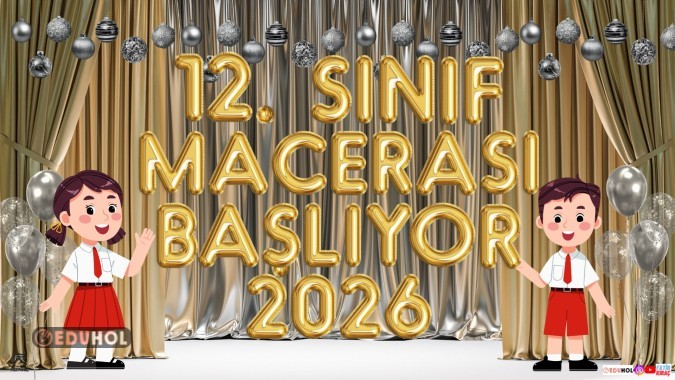 12. Sınıf Macerası Başlıyor Dijital Pano 34