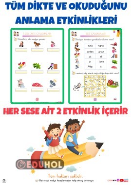 2. BÖLÜM / TÜM DİKTE OKUDUĞUNU ANLAMA ETKİNLİKLERİ