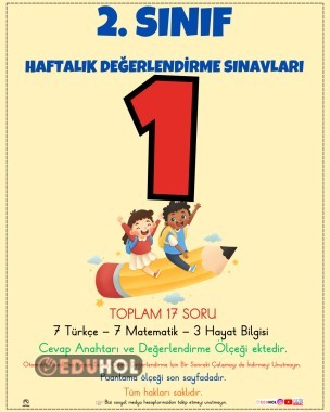 2. SINIF HAFTALIK DEĞERLENDİRME SINAVI 1