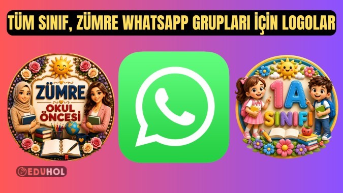 TÜM SINIF, ZÜMRE WHATSAPP GRUPLARI İÇİN LOGOLAR