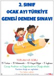 2. SINIF OCAK AYI TÜRKİYE GENELİ DENEME SINAVI