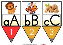 ALFABE KALEM ŞABLON