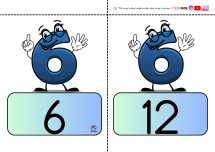 ALTIŞAR RİTMİK SAYMA PANO GÖRSELLERİ