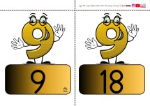 DOKUZAR RİTMİK SAYMA PANO GÖRSELLERİ