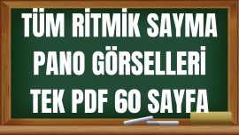 TÜM RİTMİK SAYMALAR 60 SAYFA TEK PDF PANO GÖRSELLERİ