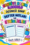 3. Hafta 3. Sınıf Defter Notları&Etkinlik