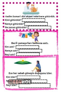 Basit okuma-anlama çalışmaları