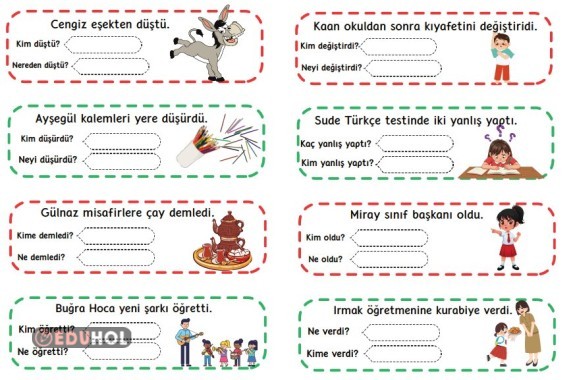 Basit okuma-anlama çalışmaları