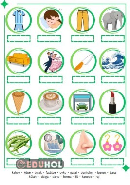 Görsel Dikte Çalışması (Karışık sesler)