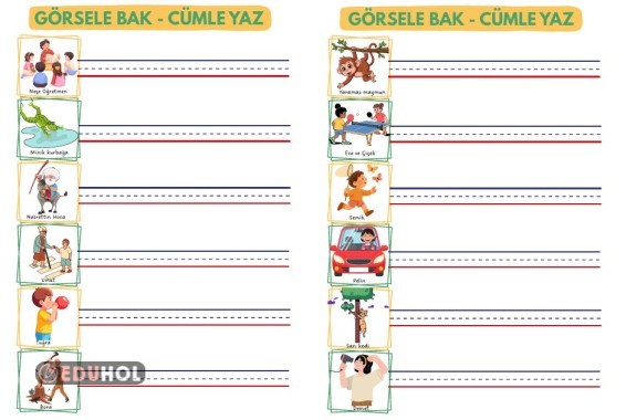 Görsele bak - cümle yaz