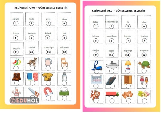 Kelime - görsel eşleştirme
