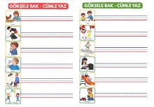 Görsele bak - cümle yaz