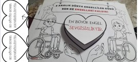 3 Aralık Dünya Engelliler Günü 3D güncel