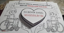 3 Aralık Engelliler Günü 3d çalışma