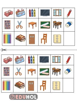 2. Sınıf İngilizce Classroom Life Deftere Yapıştırma Görselleri