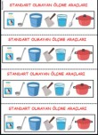 Standart Olmayan Ölçme Araçları Deftere Yapıştırmak İçin Görseller