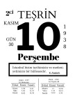 10 Kasım Takvim Yaprağı