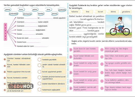 3. SINIF FEN BİLİMLERİ (Cisimleri Hareket Ettirme ve Durdurma)-3