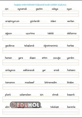 3. SINIF TÜRKÇE (Kurallı ve Devrik Cümle)-5