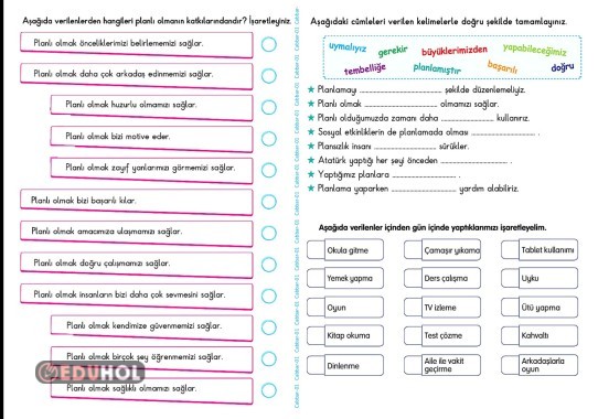 3.SINIF HAYAT BİLGİSİ (Planlı Hayat Çok Rahat)-1