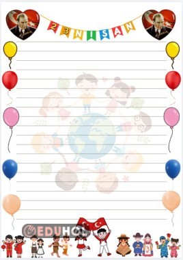 23 Nisan Şiir şablonu