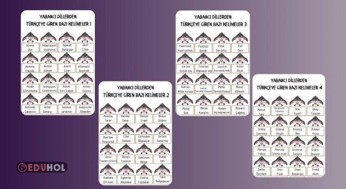 Yabancı dillerden dilimize giren sözcükler