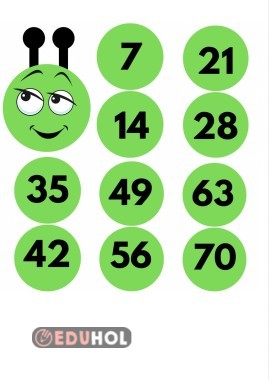 Yediser ritmik sayma tırtıl