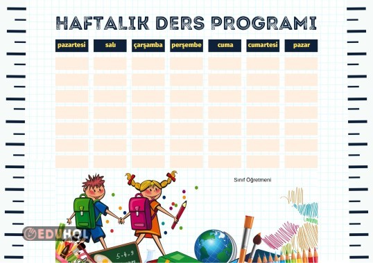 DERS PROGRAMI