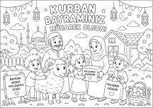 KURBAN BAYRAMI BOYAMA