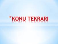 2. Sınıf Matematik Konu Tekrarı