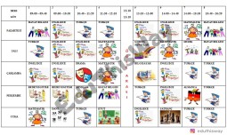 Resimli Ders Programı