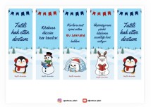 TATİL HEDİYESİ AYRAÇLAR