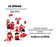 23 Nisan Hediyelik Kartı